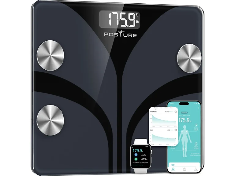 Smart Body Scale 13 Metrics BMI 400lbs