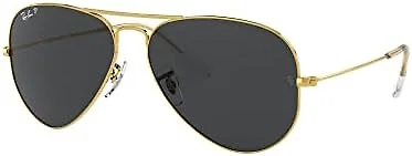 Ray-Ban RB3025 919648 58 58-14-135 Ray-Ban RB3025 Classic  Aviator Sunglasse Legend Gold/Polarized Black