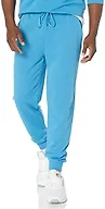 Amazon Essentials Men's Relaxed Fit Jogger Lounge Pants, Lightweight French Terry Loungewear, Charcoal Heather, Turquoise Blue, Medium