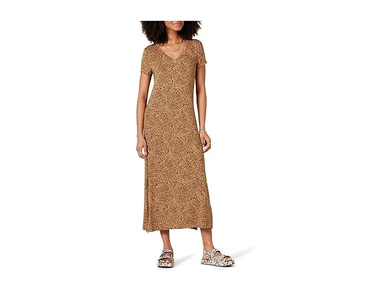 Amazon Essentials Women Jersey V-neck Short Dress