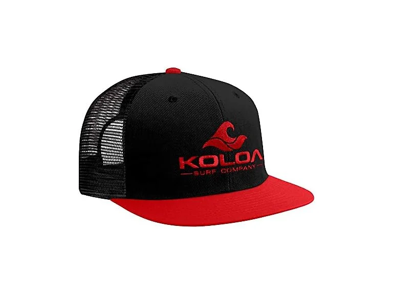 Joe's USA Men (OS) Koloa Surf Mesh Back RedLogo