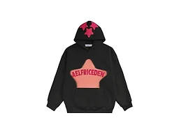 Aelfric Eden Graphic Hoodies for Men Y2K Printed Hoodie Sweatshirt Casual Oversized Long Sleeve Vintage Streetwear Hiphop Hooded Pullover Black X-Small