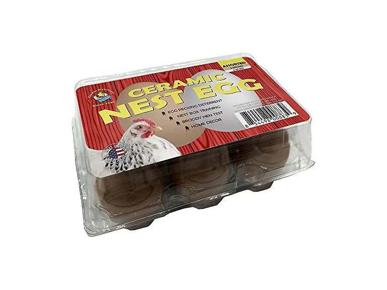 Cackle Hatchery Ceramic Nest Eggs (6ct) (Ass