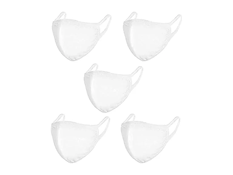 Simpli-Magic White Face Masks 50ct