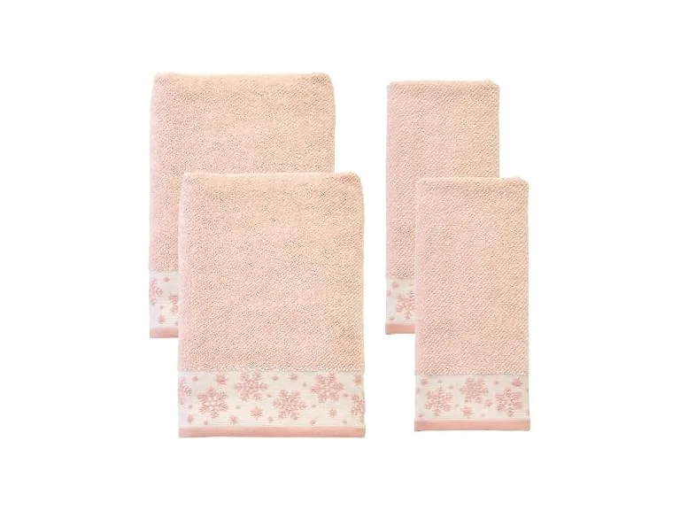 SKL Home Christmas/Winter Heather Snowflake 4Pc