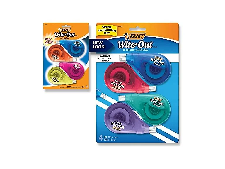 BIC Wite-Out EZ Correct Tape 4-Count