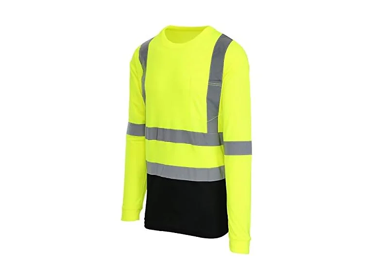 West Chester Hi-Vis Color Block Safety Long Sleeve Shirt XXL