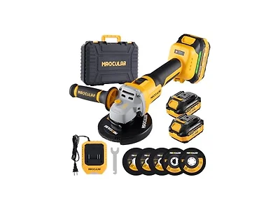 Maxcular W2199 Cordless Angle Grinder (Open Box)
