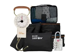 Miami Carry On NFT-TLMCOKITBW 1 Pack Essential Travel Kit Co