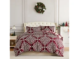 Christmas Carol Oversized Duvet Cover Set Holiday Collection