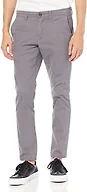 Amazon Essentials Men's Skinny-Fit Broken-in Chino Pant Pants, -Dark Grey, 31W x 28L