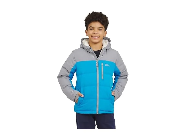 Eddie Bauer Boys Heavyweight FauxFur Lined Down Jacket (XS)
