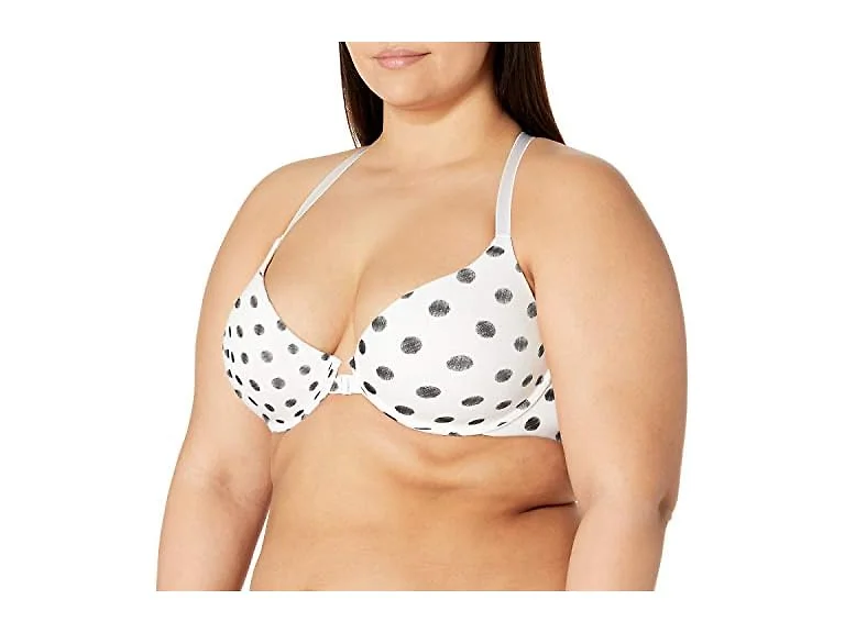 Undies.com Womens Front Closure Cotton T-Shirt Bra (34C)