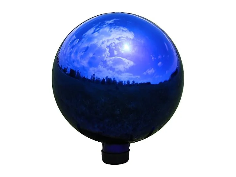 Sunnydaze 10" Blue Mirrored Garden Gazing Ball