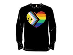 Progress Pride Flag Heart