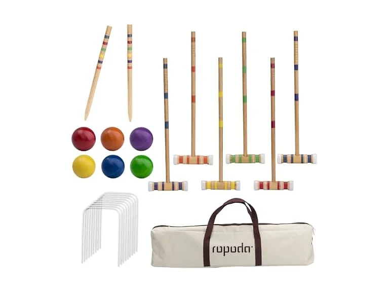 6-Player Croquet Set Lawn Game w/ Bag