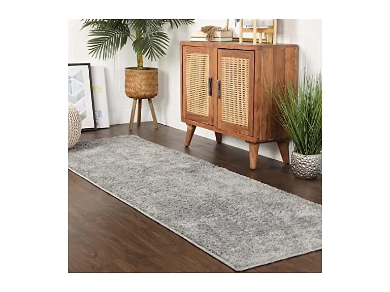 Superior California Shag Runner Silver