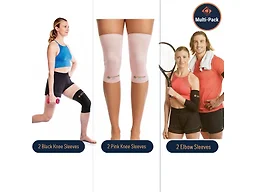 Copper Joe COJ-KNB2P2-EL4-SM Small Knee & Elbow Compression