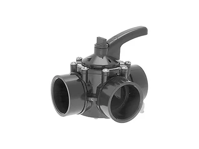 PVC Pool Diverter Valve, 2-Way Check