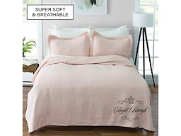 3-Piece 100% Cotton Matelasse Bedspread