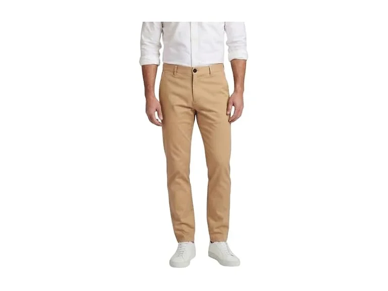 Plaid&Plain Men (31W x 28L) Slim Pants Men's Pants
