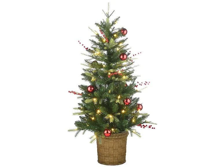 National Tree Company 4 ft. Pre-Lit Scotch Creek Tree