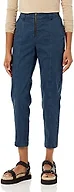 Amazon Essentials Women's Stretch Chino Utility Detail Pant, Navy, 16