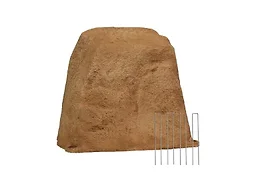 Sunnydaze 11” H Small Faux Landscape Rock Cover, Sand