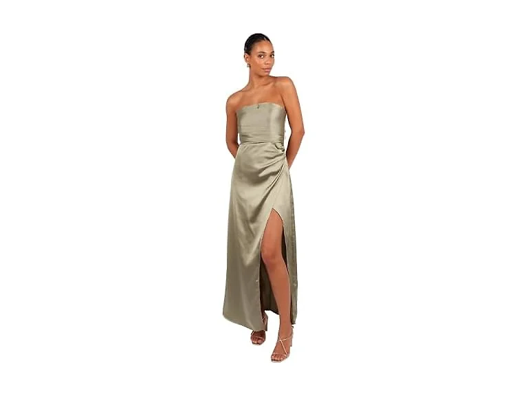 Petal & Pup (L) Kara Strapless Maxi Dress