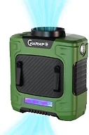 CHARMPㅤ Waist Fan - 10000mAh Rechargeable, 24H Cooling, 16000RPM Strong Airflow, 3-Speed Portable Belt Fan with LED SOS & Red-blue Warning Light for Jobsite, Camping, Travel, Farming
