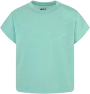 Hurley Girls Soft Knit Basic T-Shirt, Tropical Turquoise, 6X