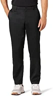 Amazon Essentials Men's Athletic-Fit Moisture-Wicking Stretch Golf Pants with Active Waistband (Available in Big & Tall), Black, 56W x 28L