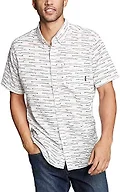 Eddie Bauer Short Sleeve Baja Shirt - Print Snow