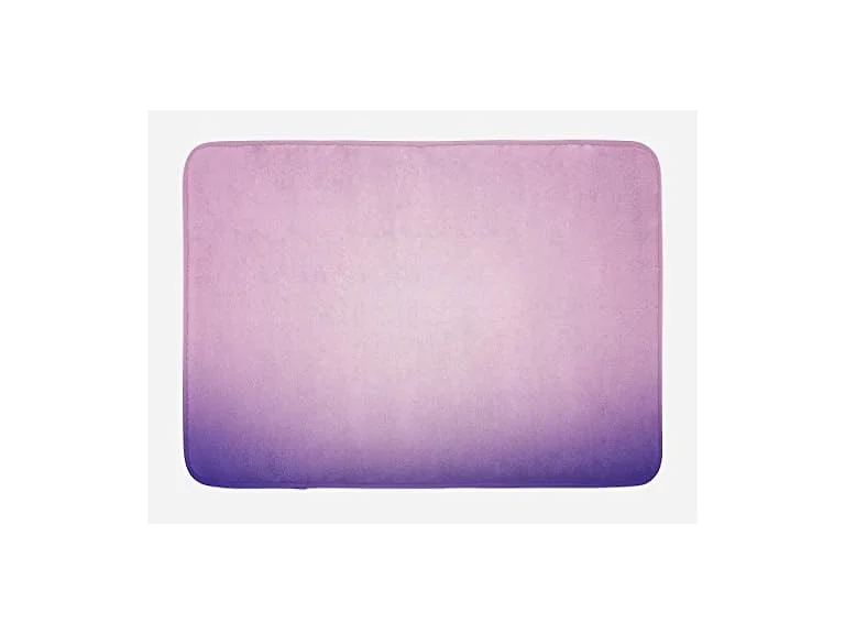 Ambesonne Lavender Bath Mat, Pink and Purple 