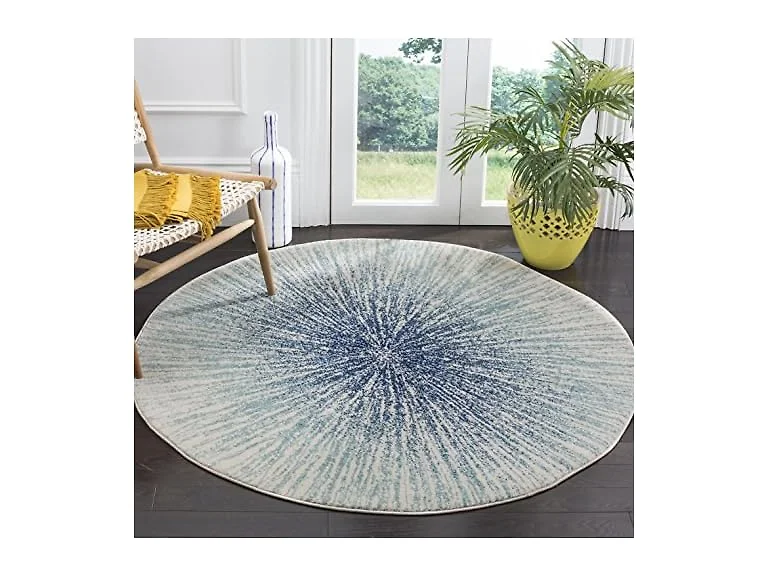 SAFAVIEH Evoke Rug 5'3 Round Abstract