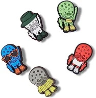 Crocs Jibbitz Shoe Charms, Fandom and Superfans Collection Multi Packs, Lil Classic Outfit, 5 Pack