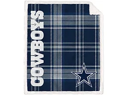 NFL Team Classic Plaid Throw - Dallas Cowboys