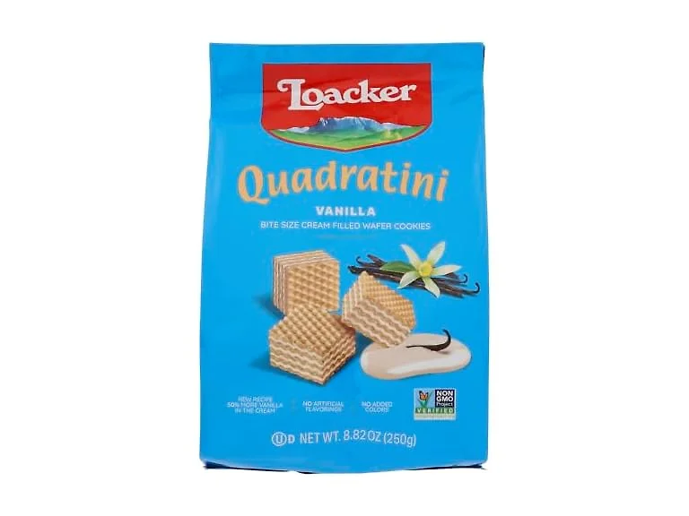 Loacker Quadratini Cube Vanilla Wafer, 8.83 Ounce