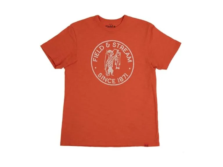 Field & Stream Slub Short Sleeve Graphic Tee Shirt