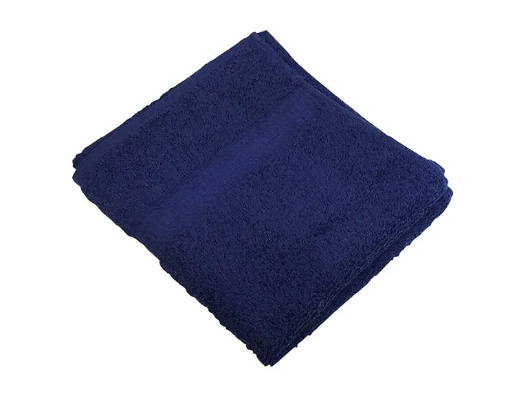 16x27 3LB Ring-Spun Navy Hand Towels