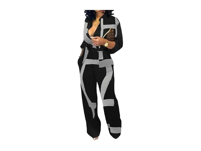 CuteCherry (XL) Elegant Jumpsuits V Neck Rompers