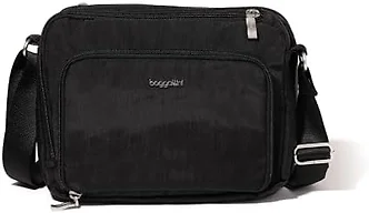 Baggallini Modern Camera Bag 7"x9" Crossbody Bag for Women w/Built-in Wallet Multi Compartments & RFID Card Slots