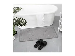 J&V Textiles 8562-GR 36 in.  x 17 in. Non Skid Foam Bath Ma
