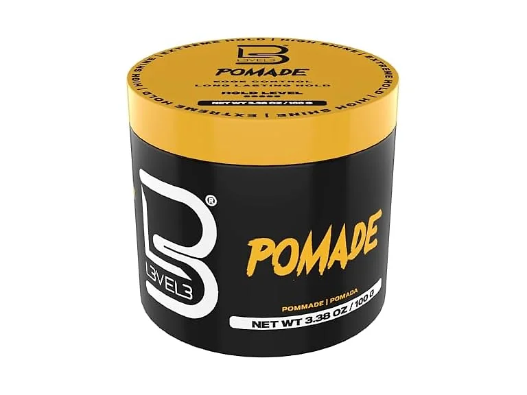 (3 Pack) Level 3 Hair Styling Pomade, Transparent, 3.5 oz