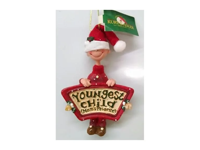 Kurt Adler Favorite Child Ornament (Youngest Mom)