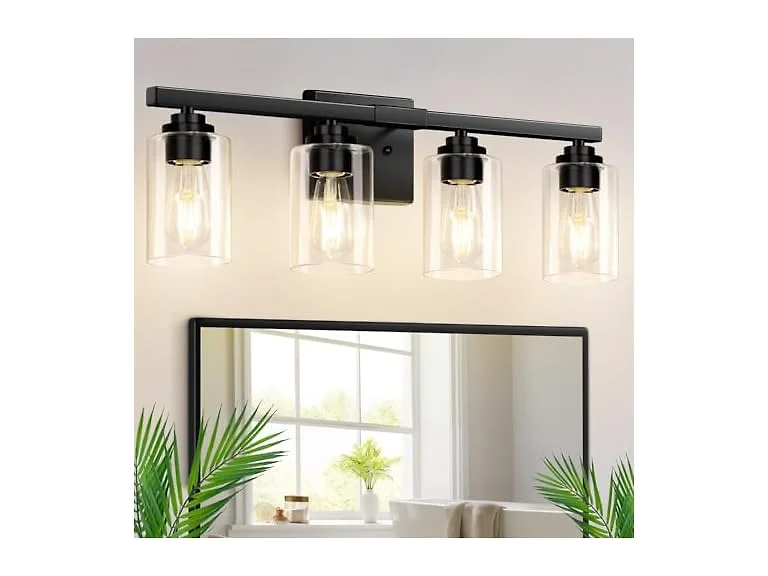 VerRon Bathroom Light Fixtures, Matte Black