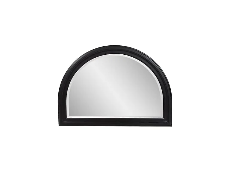 Howard Elliott Collection George Mirror, Black Lacquer Finish