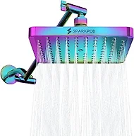 8" Square Rain Shower Head & Arm
