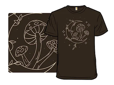 Moonlit Mushrooms