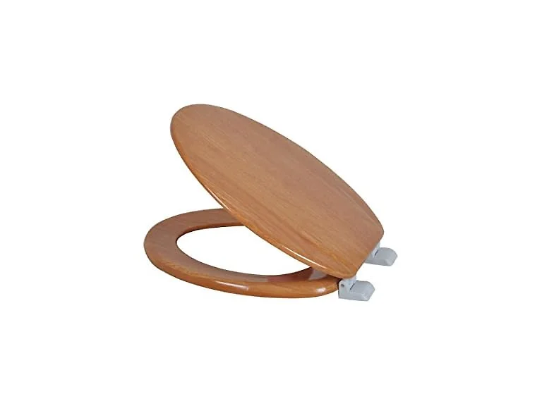 Dream Bath Heavy Duty Elongated Toilet Seat, Wooden